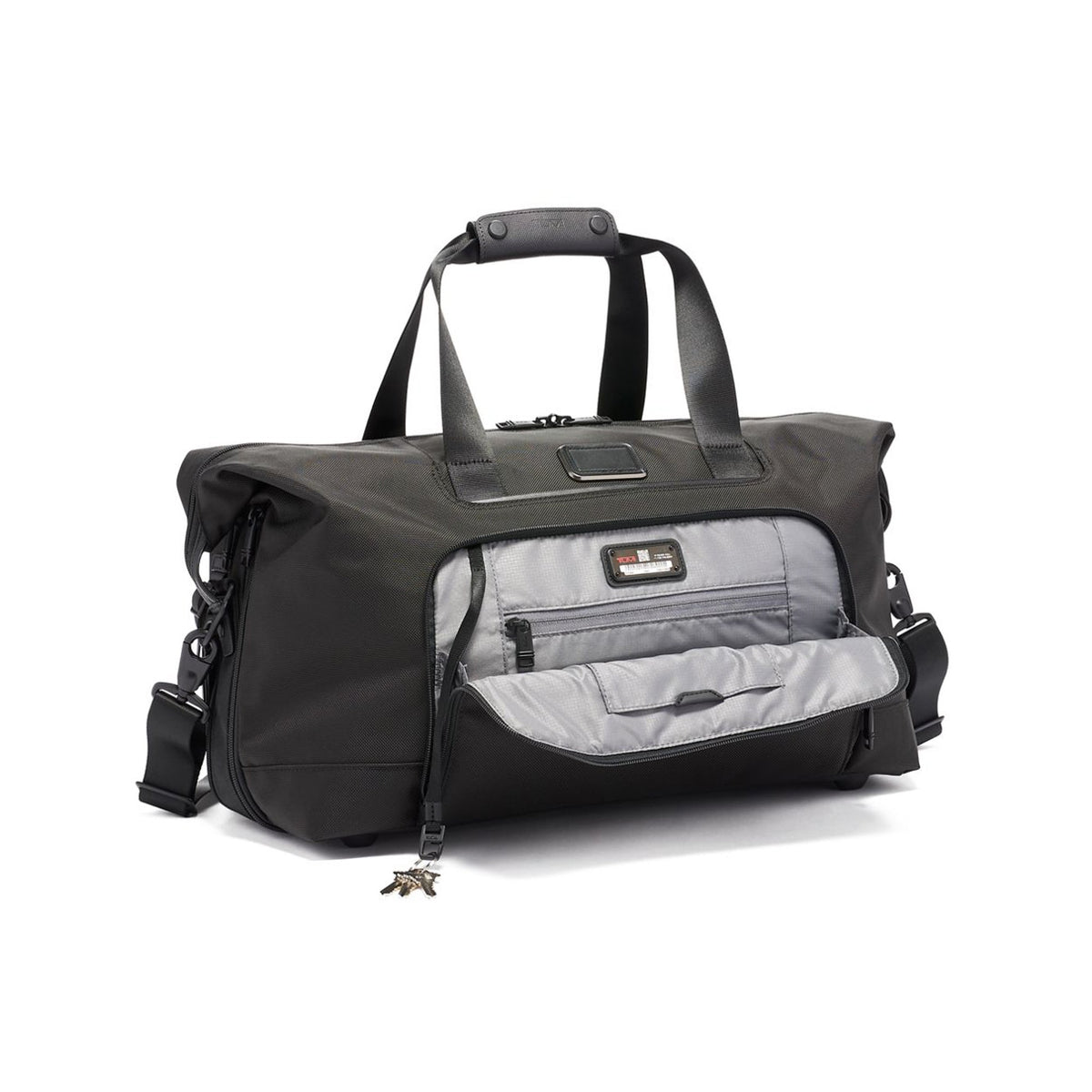 Alpha 3 Double Expansion Travel Satchel, Black