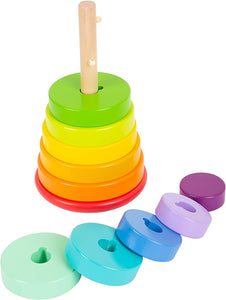Wooden Large Rainbow Stacking Tower