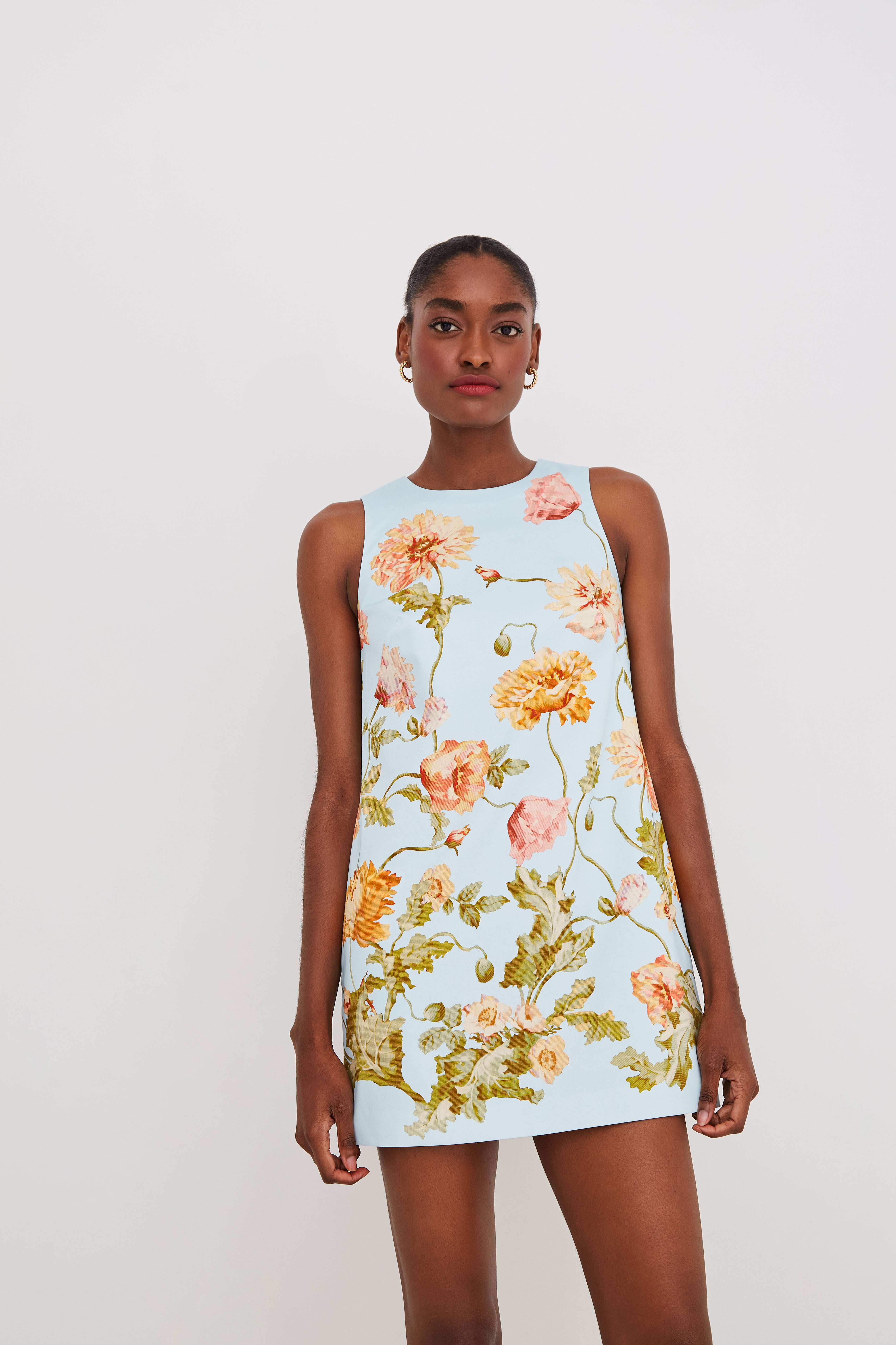 Mackenzie Dress in Lockwood Flora Sky