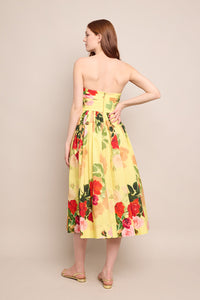 Daria Dress in Le Rose Yellow