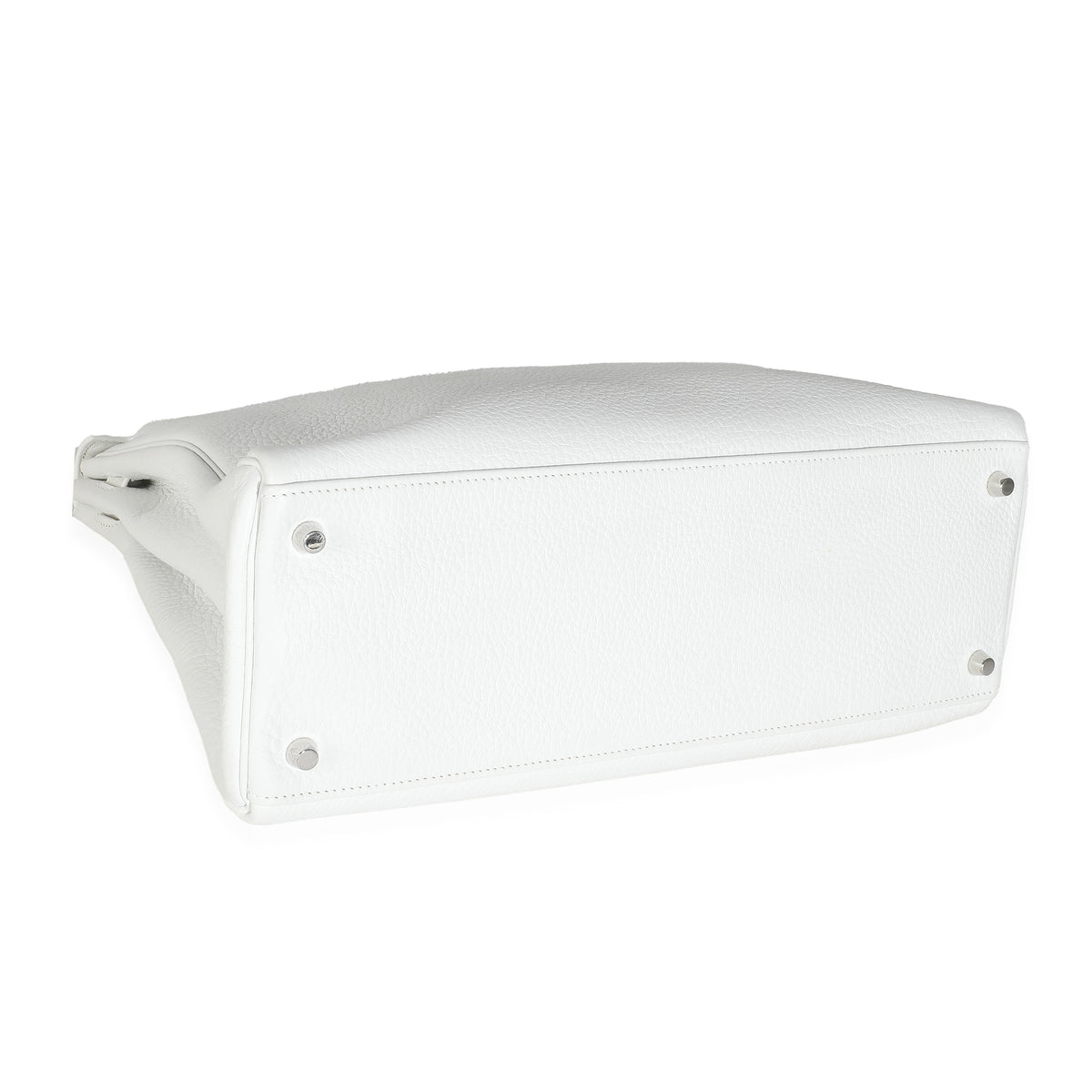 Hermès White Togo Retourne Kelly 35 PHW