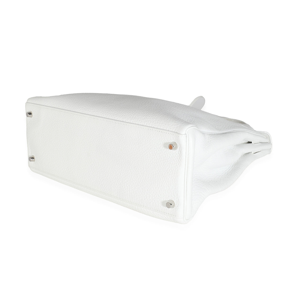 Hermès White Togo Retourne Kelly 35 PHW