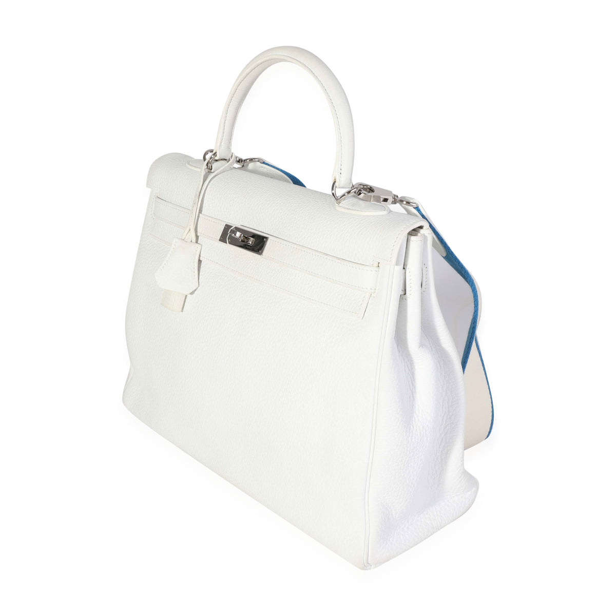 Hermès White Togo Retourne Kelly 35 PHW