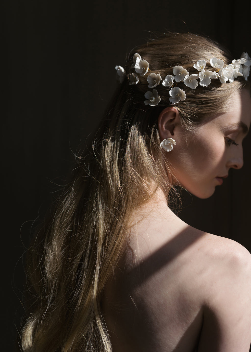 Karissa Earrings in Cream