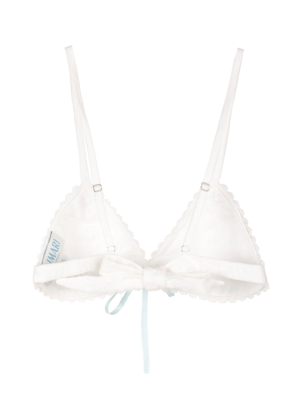 Something Blue Top in White
