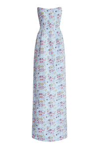 Odessa Ikat Column Gown