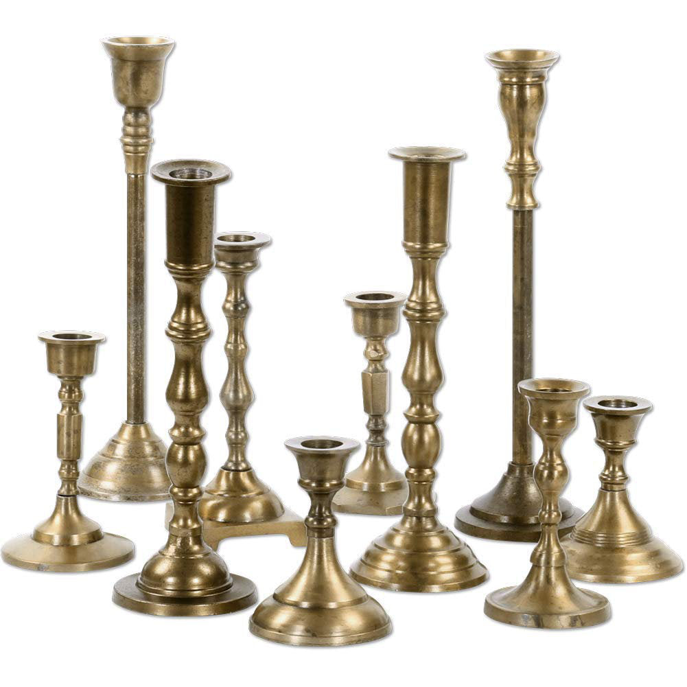 11'' H Metal Tabletop Candlestick