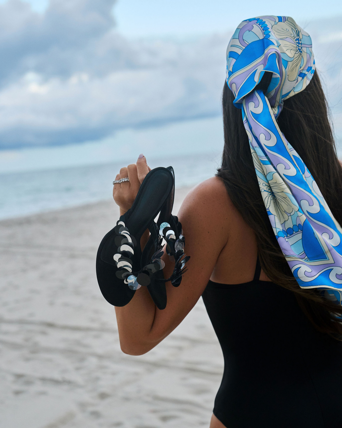 GLW 70 Mule in Black Suede