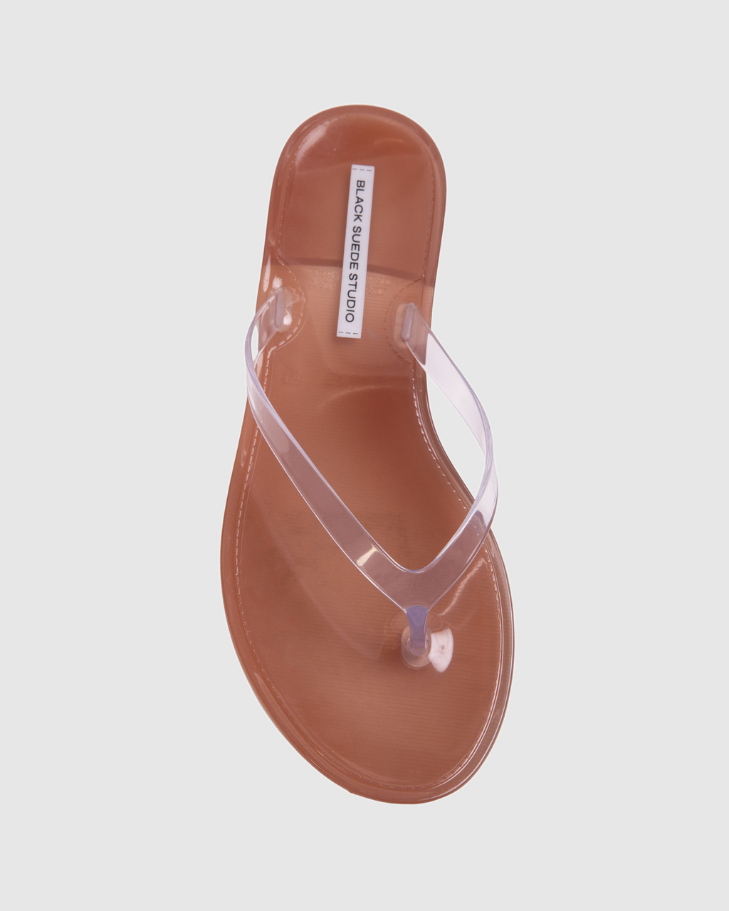 Crystal Sandal in Old Rose/Clear PVC