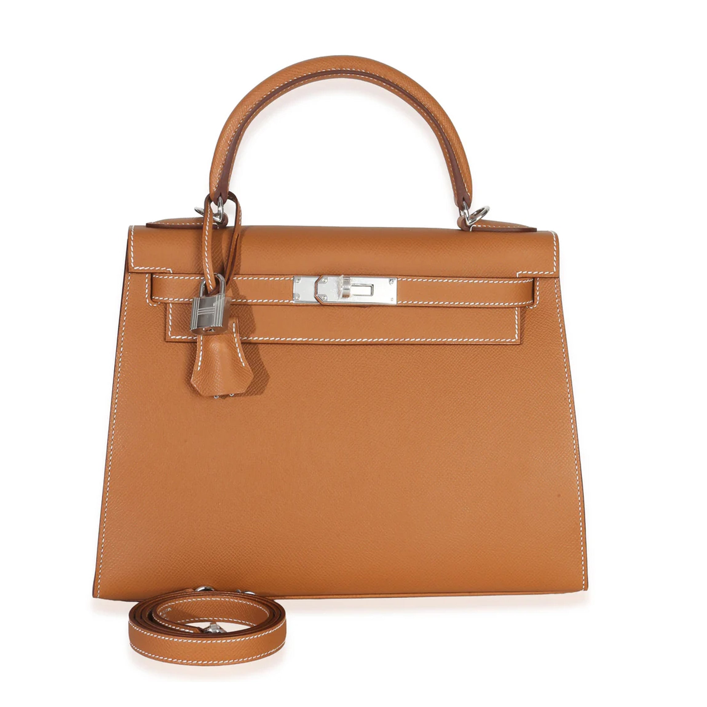 Hermès Gold Epsom Sellier Kelly 28 PHW