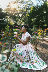Octavia Dress in Bloomsfield Pink