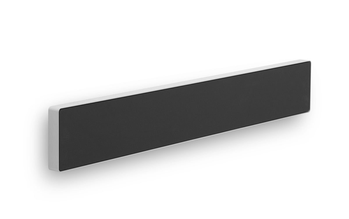 Beosound Stage Dolby Atmos Soundbar in Silver/Black