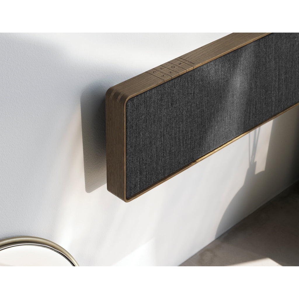 Beosound Stage Dolby Atmos Soundbar in Smoked Oak/Gray