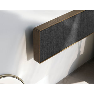 Beosound Stage Dolby Atmos Soundbar in Smoked Oak/Gray