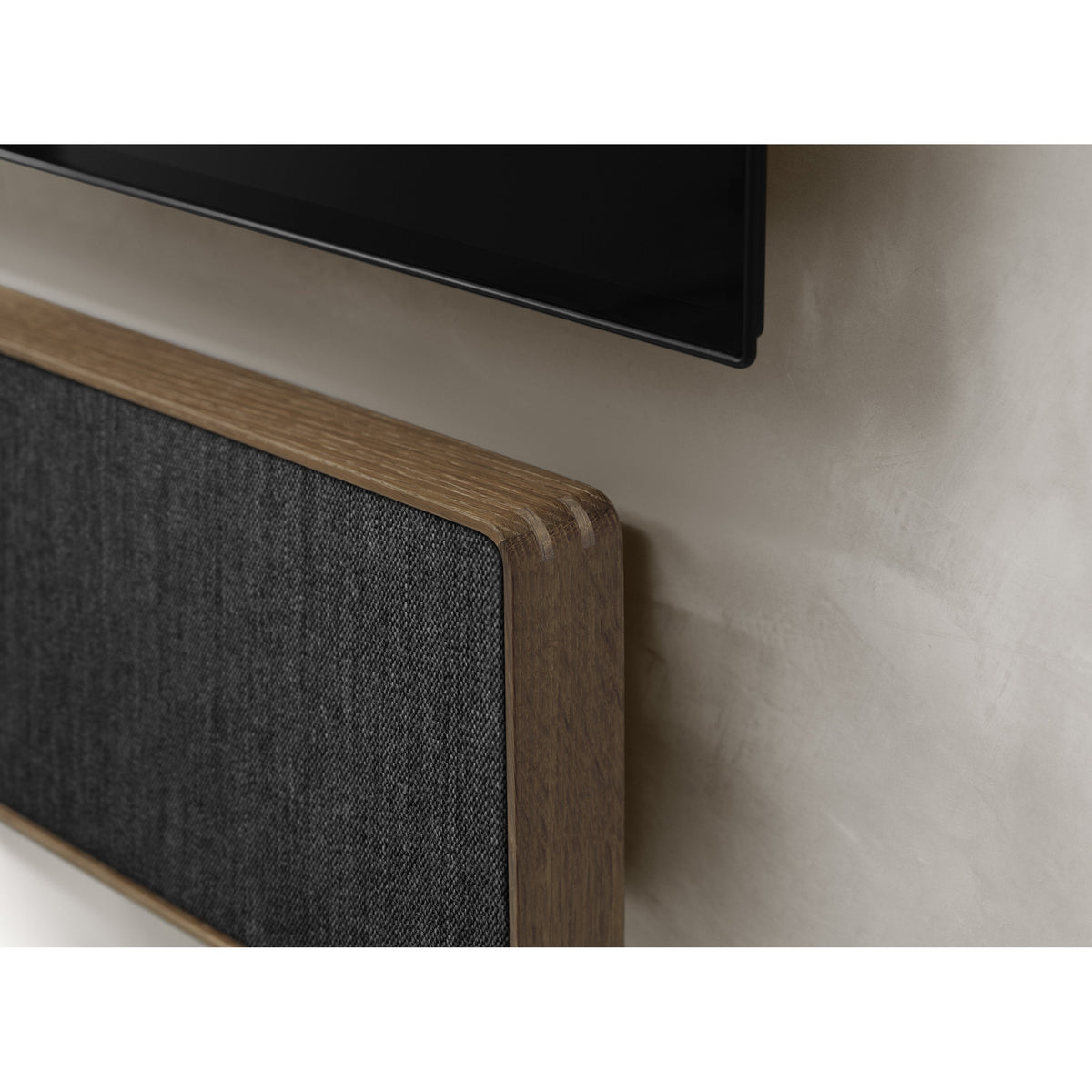 Beosound Stage Dolby Atmos Soundbar in Smoked Oak/Gray