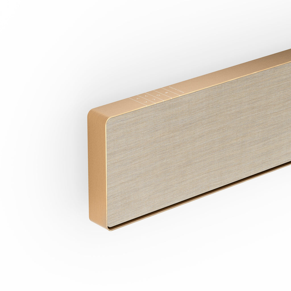Beosound Stage Dolby Atmos Soundbar in Gold Tone/Golden