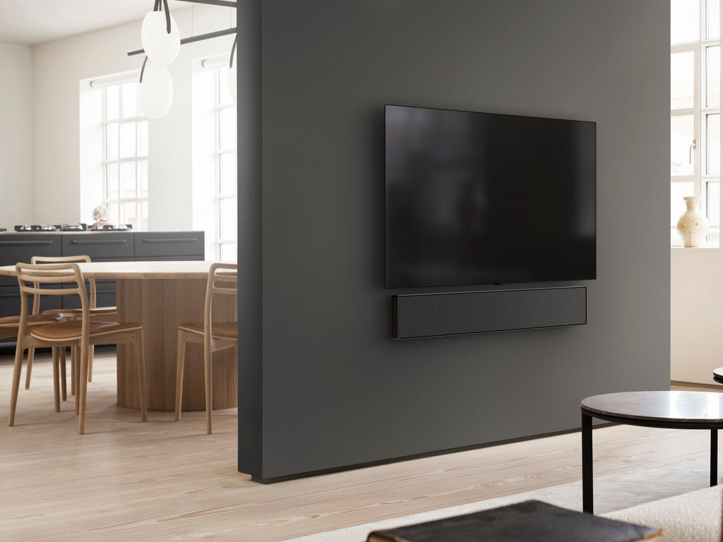Beosound Stage Dolby Atmos Soundbar in Black Anthracite/Dark Gray