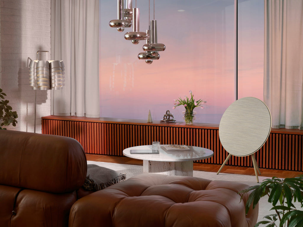 BeoPlay A9 5th Gen Wireless Multiroom Speaker in Gold Tone