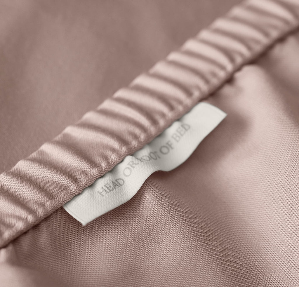 Signature Hemmed Sheet Set in Dusty Rose