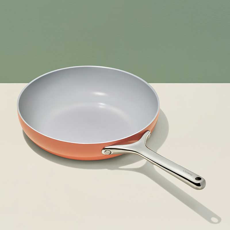Cream Non-Stick Ceramic Frying Pan