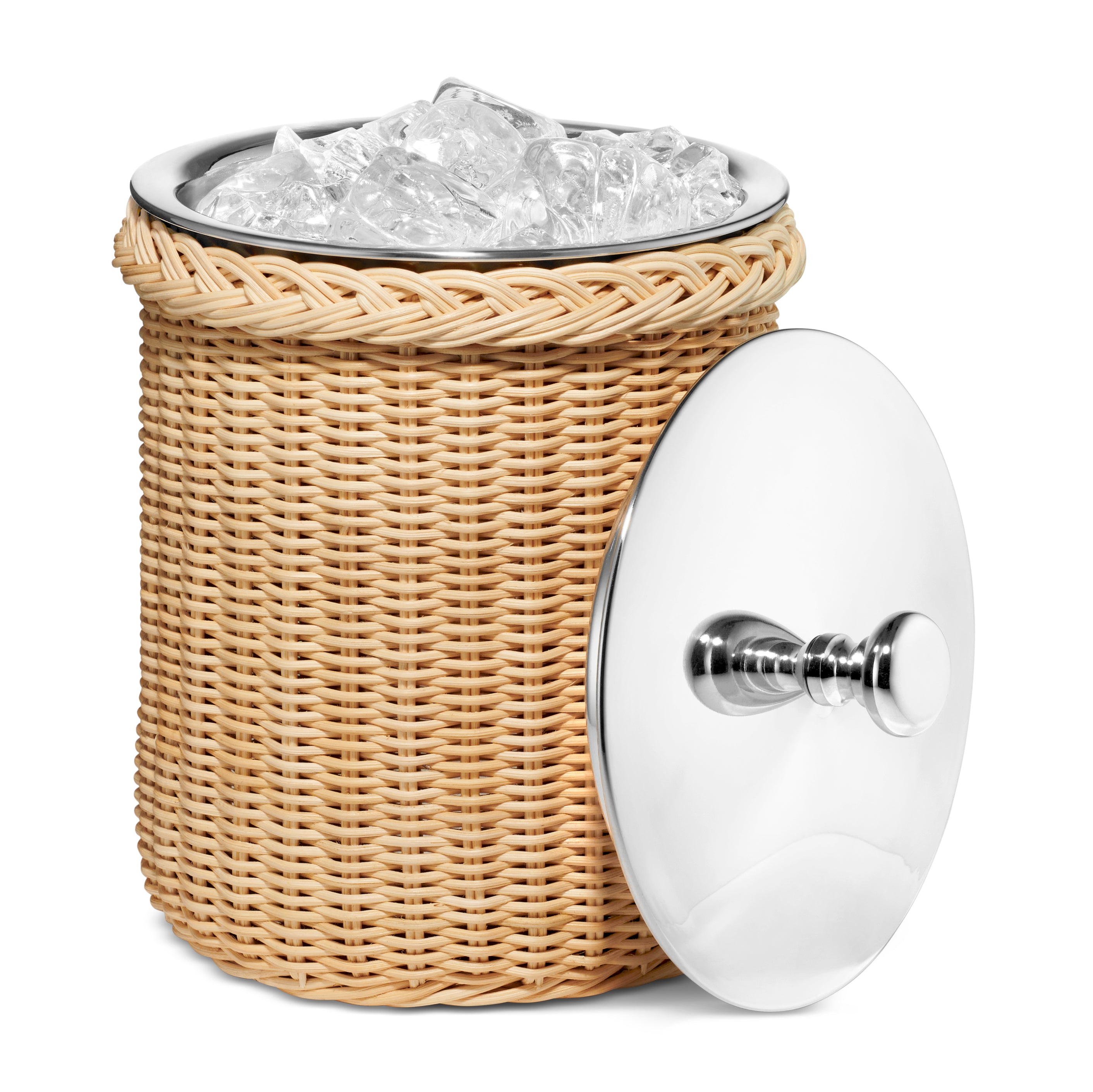 Aerin Freya Wicker Ice Bucket