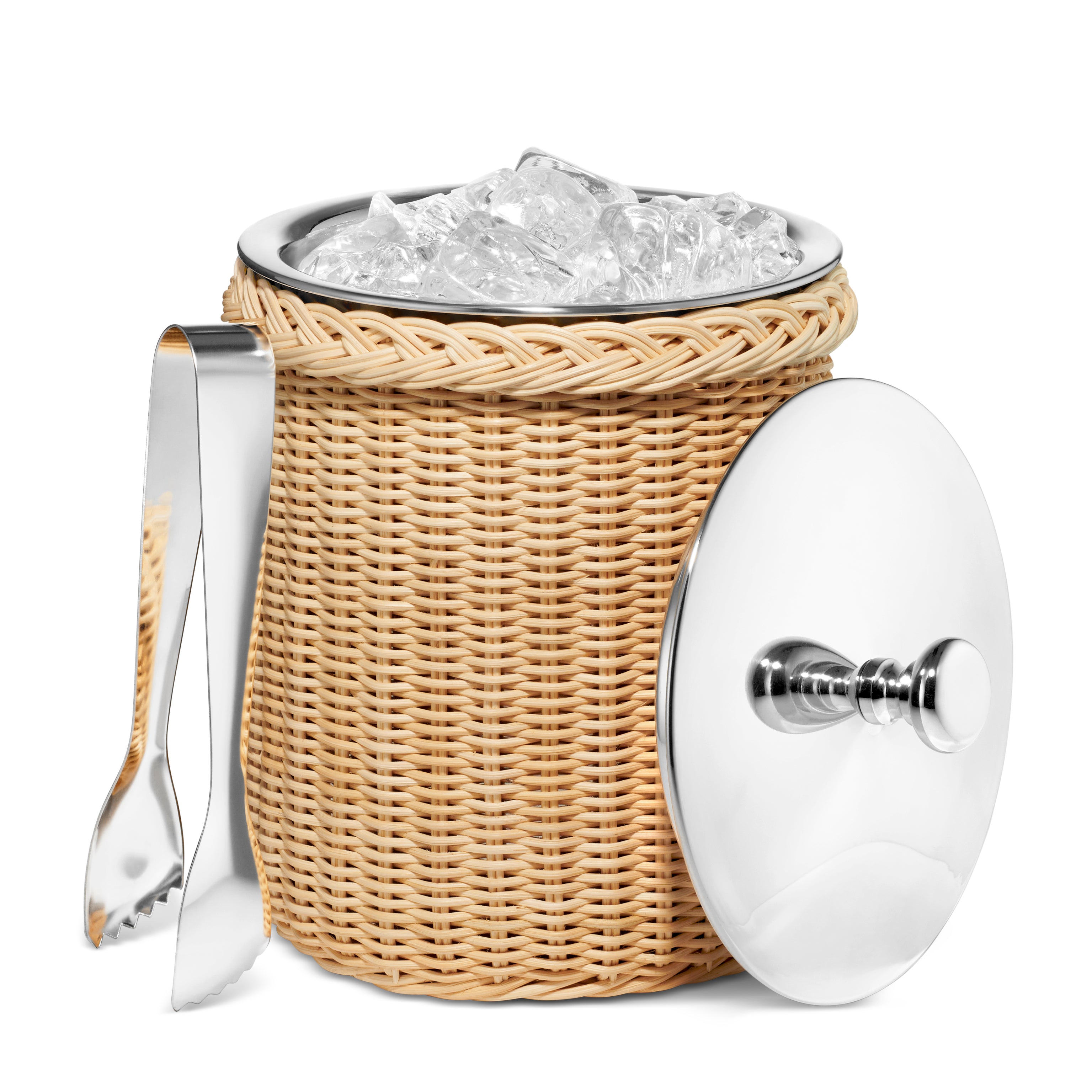 Aerin Freya Wicker Ice Bucket - Thumbnail 2