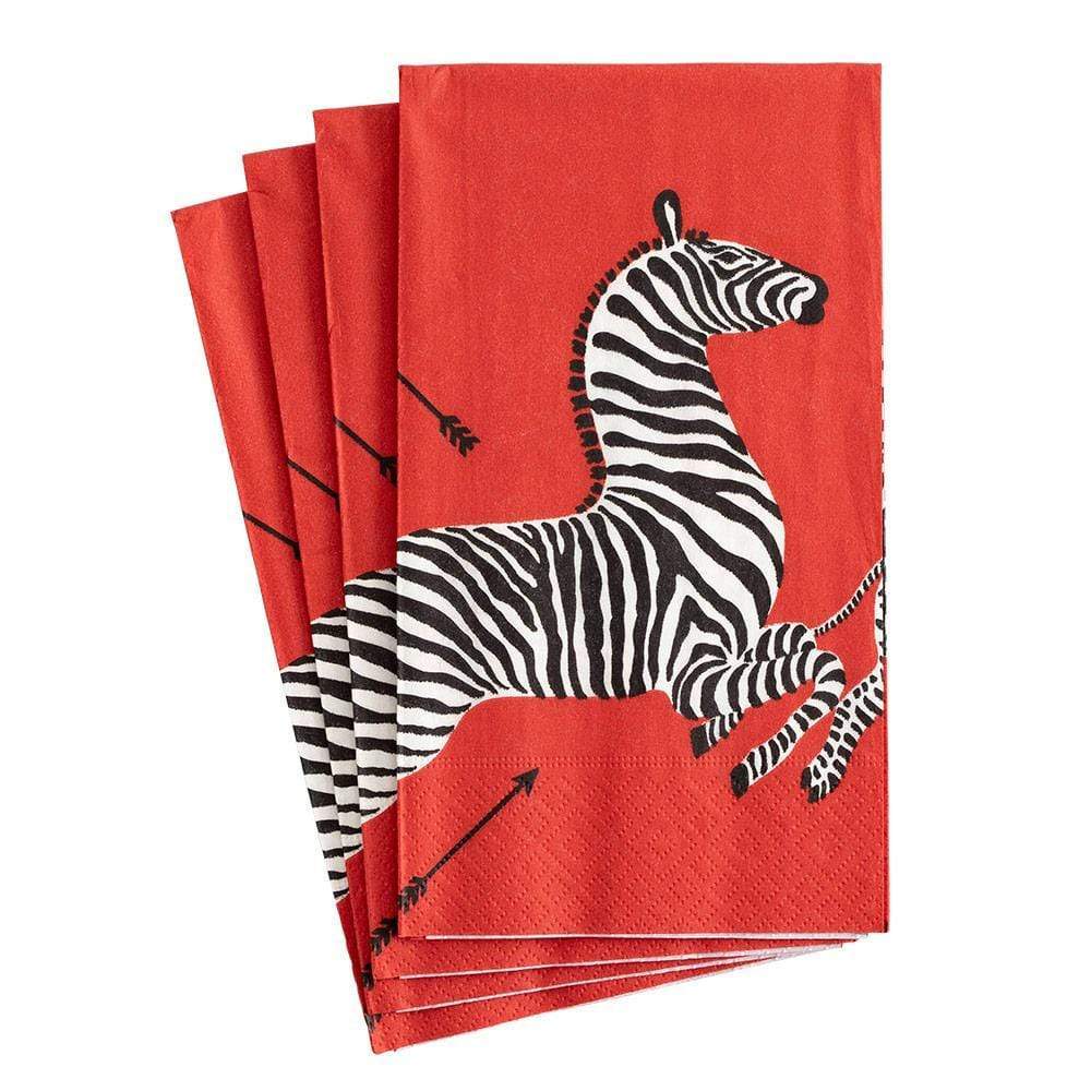 Zebras Guest Towel Napkins, Set of 15