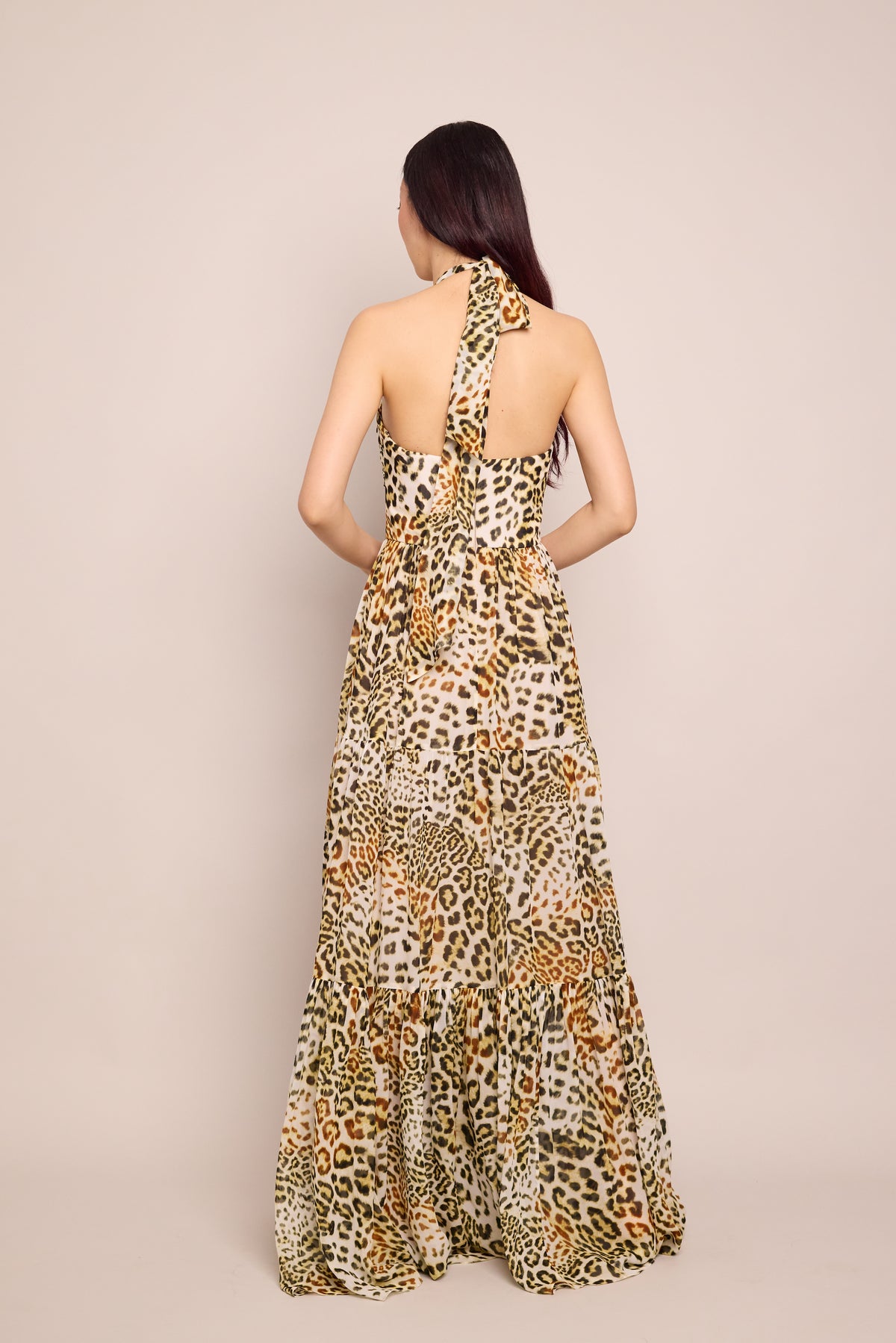 Piana Maxi Dress in Cheetah Natural