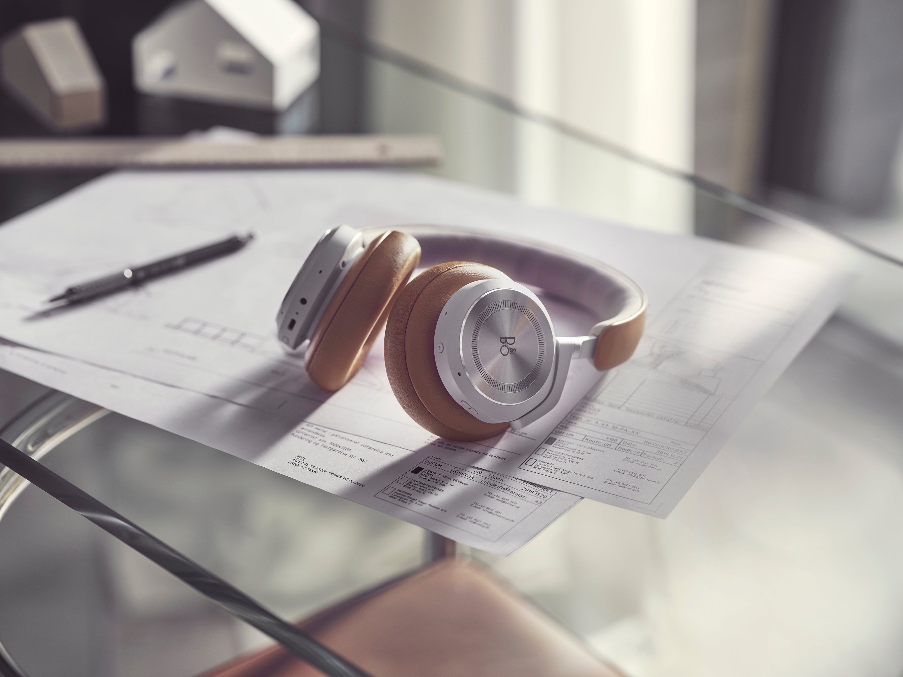 Beoplay HX Noise Cancelling Headphones in Timber | Over The Moon