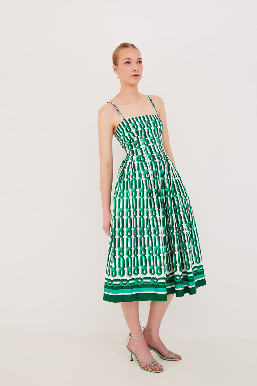Sea Island Dress in Martin Geo