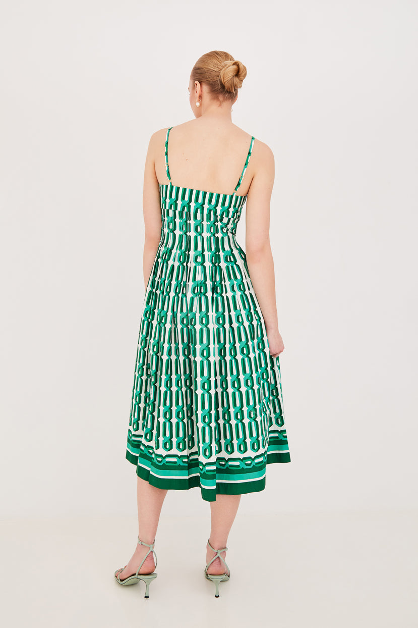 Sea Island Dress in Martin Geo