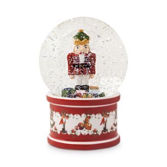 Christmas Toys Large Nutcracker Snow Globe in Multi