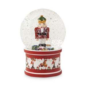 Christmas Toys Large Nutcracker Snow Globe in Multi