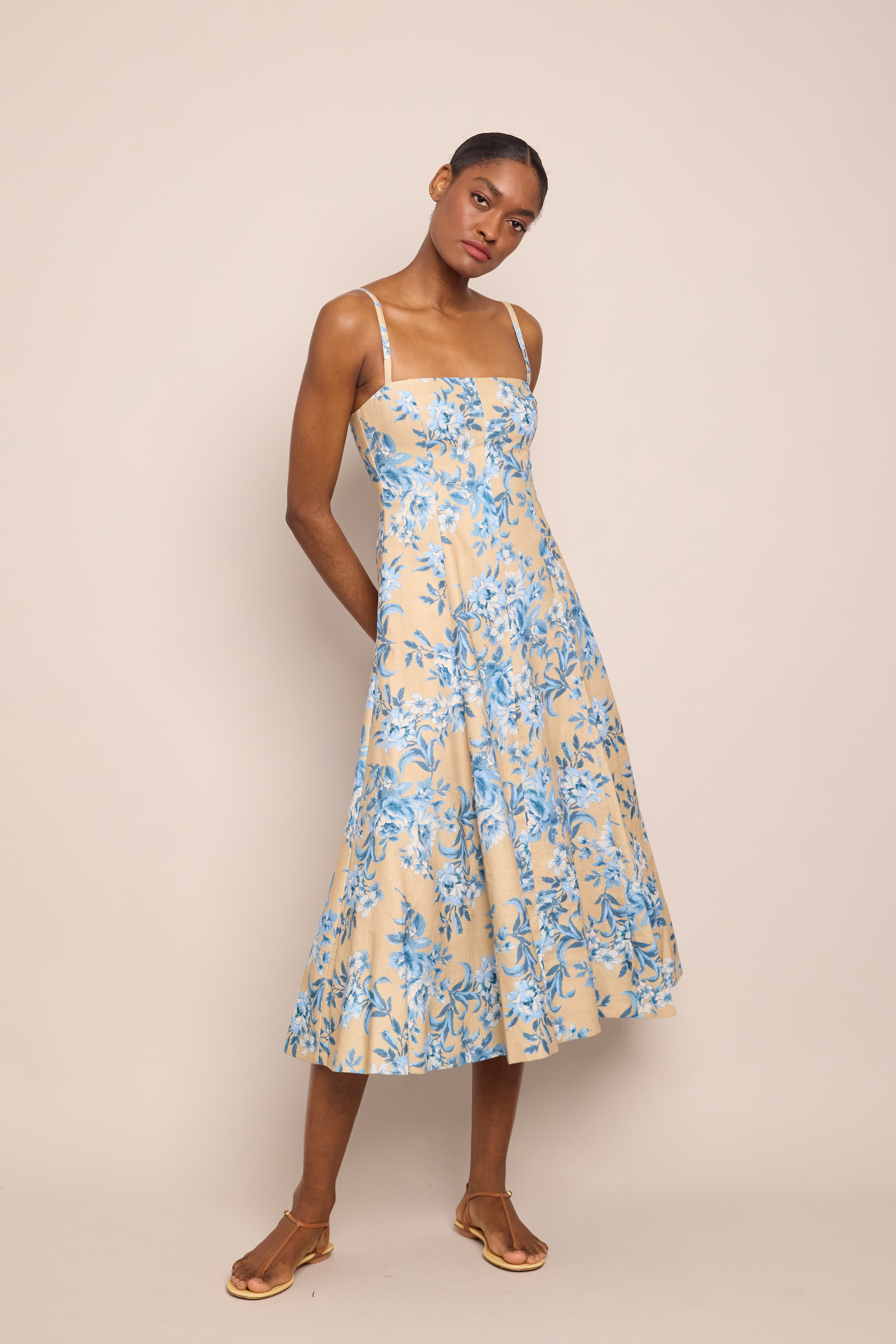 Gimlet Dress in Farfella Ginger Root