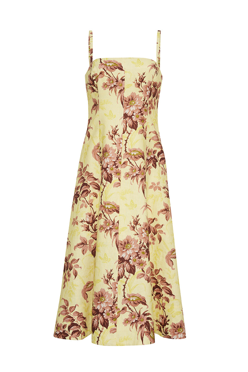 Gimlet Dress in Windsor Lemon