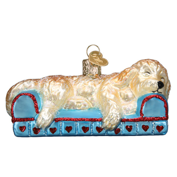 Sleepy Doodle Dog Ornament | Over The Moon