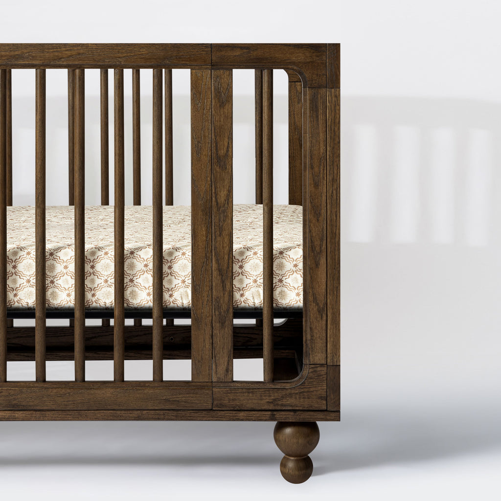 Crib Sheet in GOTS Certified Organic Brushed Cotton by Nate Berkus in Autumn Star