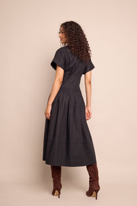 Nash Midi Dress in Black