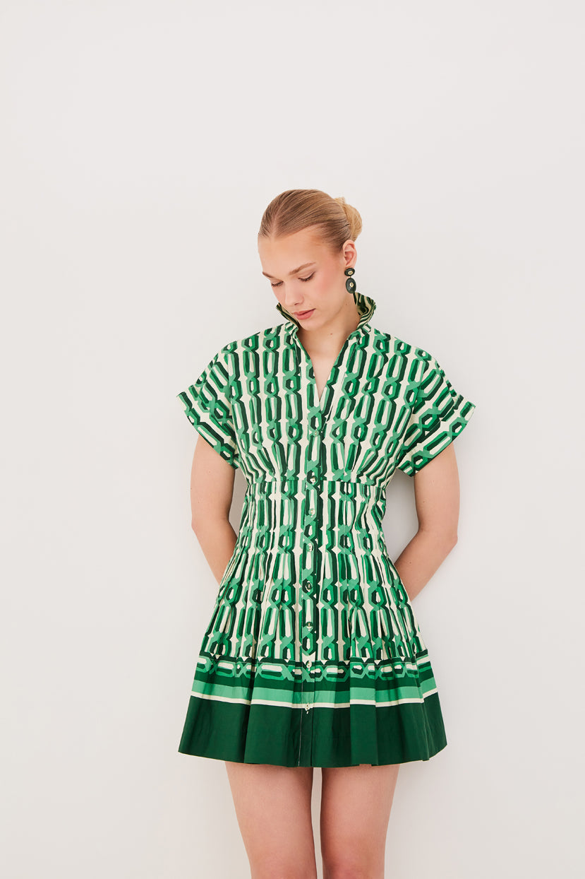 Nash Mini Dress in Martin Geo