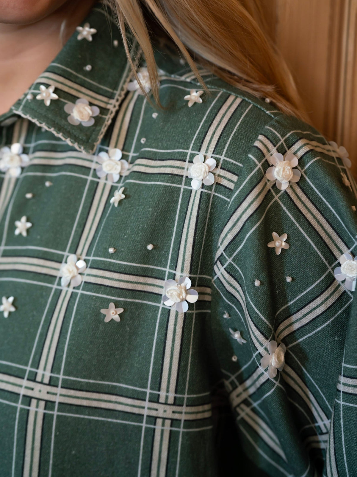 Butler Top in Pin Stripe
