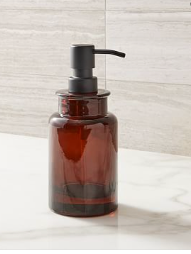 Apothecary Glass Dish Soap Dispenser