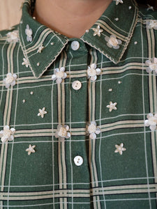 Butler Top in Pin Stripe