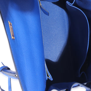 Hermès Bleu Royal Epsom Sellier Kelly 25