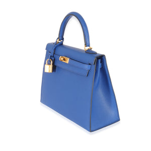 Hermès Bleu Royal Epsom Sellier Kelly 25