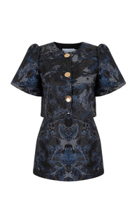 Emilia Set in Black & Blue