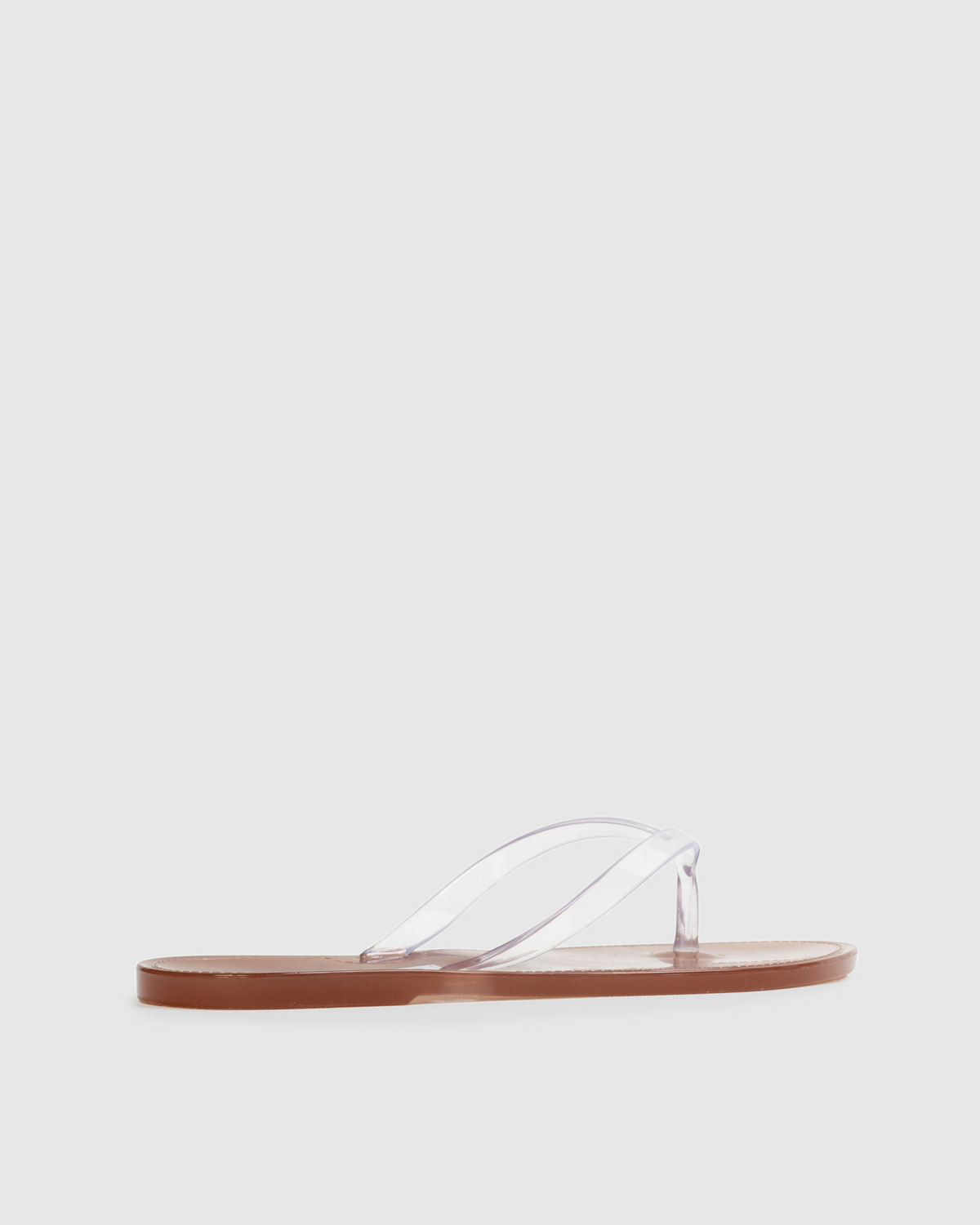 Crystal Sandal in Old Rose/Clear PVC