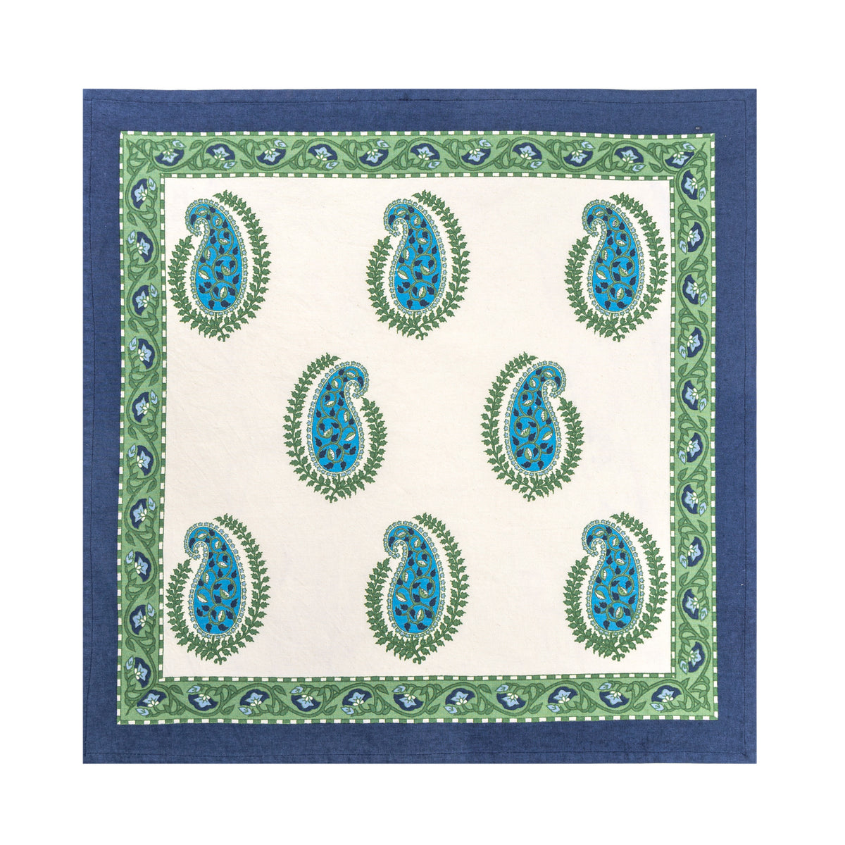 Cassis Napkins in Blue & Green, Set of 6