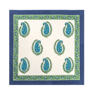 Cassis Napkins in Blue & Green, Set of 6