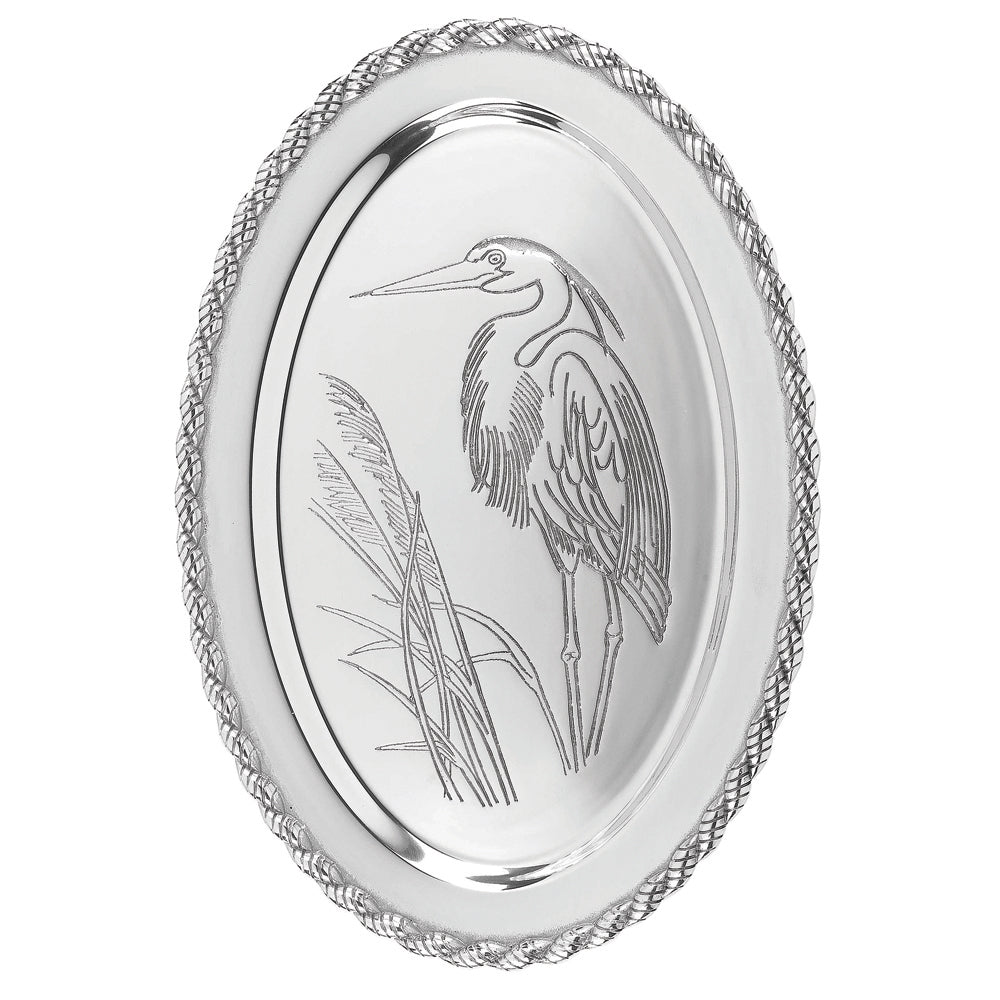 Latitudes Large Oval Heron Tray