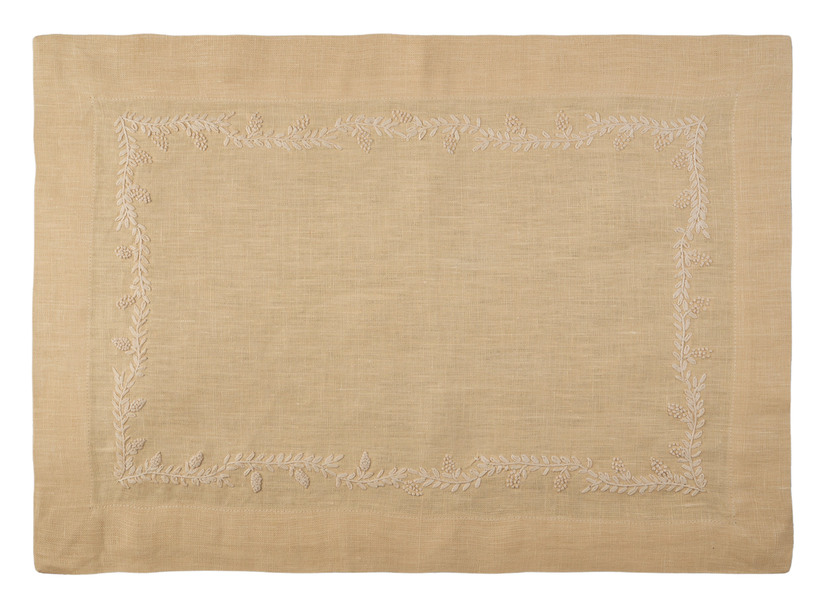 Prism Vine Linen Placemat in 13 Colors